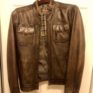 Helium Real Lamb Napa Leather Jacket